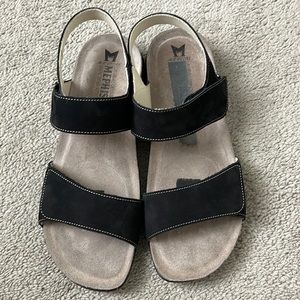 Mephisto Women’s Agave Sandals Black Size 41